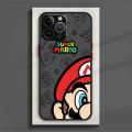 Super Mario Bros Art Phone Case For iPhone 15 14 13 12 11 Pro Max mini XS Max XR X 8 Plus SE Frosted Translucent Cover. 