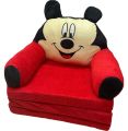 sofa cum bed for kids 3 layers High Quality Multi-Function Folding Kids Sofa Cam Bed Baby Comfy Foldable Sofa Floor Seat Child Back Support Cartoon Children Chair Baby Boy Girl Easy Washable - Comfortable diffrent characters. 