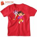 Dora Fine Jersey Printed Tshirt for kids ,Boys and Girls. 