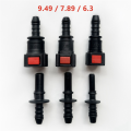 Fuel Pressure Test Kit Fuel Pressure Gauge Black Metal+Rubber for Car, Motorcycle, Truck. 