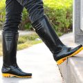 Imported Rain Boots for Men and Women Rain Shoes Pair of Industrial Safety Rain Rubber Long Shoes. 