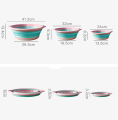 1 PCS Silicone Foldable Wash Basin Travel Portable Basin Collapsible Bucket For Home Bathroom Washbowl Hanging Bath Basins. 