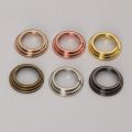 10pcs/lot 25mm 28mm 30mm New Connectors Pocket Carabiner Key Chain Split Key Ring Stainless Steel. 