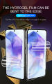 Relaxtoo For Samsung Galaxy A55 5G 3in1 Hydrogel Screen Protector Soft Film For Samsung A55 Galaxy A55 Full Cover Front Back Protective Film Camera Sticker. 