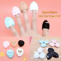 Mini Finger droplet Professional Cosmetic Cushion Puff Concealer Foundation Detail Puff Finger Puff Set Makeup Sponge Beauty Tool sponge. 