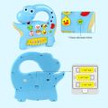Cute Happy Dinosaur Piano With Light And Sound Creative Toy For Kids. 