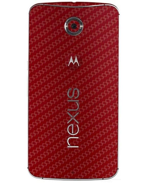 Nexus%206%20Carbon%20Fiber%20Texture%20Mobile%20Skin%20Case%20-%20Red%20-%20Image%203