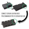 New RGB LED Fan Hub cable for Corsair RGB Fans LL HD ML SP SP-PRO QL 40cm. 