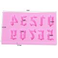 Numbers Silicone Fondant And Chocolate Mold. 