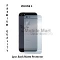 Apple Iphone 5 Back Matte Protector Soft Skin Sheet Soft Film Protection For Apple Iphone 5s 2Pcs. 