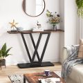 Eye Catching Industrial Style Console Table for Living Room. 