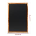 Rectangle Hanging Wooden Message Blackboard Chalkboard Wordpad Sign Kids Black Board. 