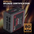 Redragon RGPS 600W Full Module Gaming PC Power Supply 80PLUS Bronze (GC-PS003). 