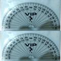 Student Geometry / D / Mathematical D / Protractor /Plastic Protractor 180 Degree Transparent D (2 Pcs). 