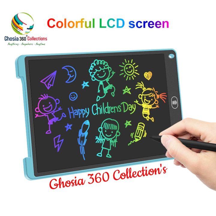 12" Inch LCD Writing Tablet_Colorful Screen Drawing for Kids, Kids Drawing_Pad,Educational and Learning Tablet