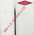 Habico Series 123 Water Color Rount Tip Sablon Paint Brush Size 00, fine miniature brush for detailing Made In Germany. 