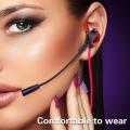 G20 Wired 3.5mm Plug Dynamic Gaming Earphones with Microphone for Phones/PC For Most Phones Tablets MP3 MP4. 
