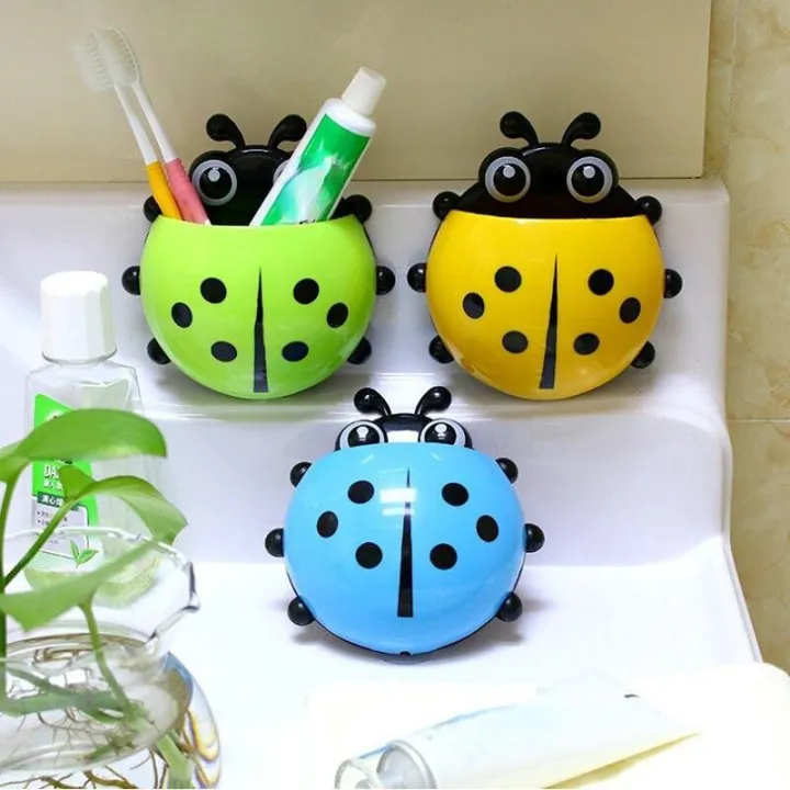 Creative%20Cute%20Cartoon%20Ladybug%20Kids%20Wall%20Suction%20Cup%20Mount%20Toothbrush%20Toothpaste%20Holder%20Pencil%20Pen%20Travel%20Storage%20Organizer%20-%20Image%206