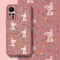 chenyyka For Infinix Hot 11s NFC Case Fashion Cartoon Cute Rabbit New Design Soft Rubber Casing Full Lens Back Cover Camera Thin Pattern Protect Shockproof Cases. 