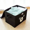 Higher Quality Cartoon Panda Printed Foldable Storage Bins Quilt Basket Kid Toys Organizer torage Boxes Cabinet Wardrobe Storage. 