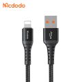 Mcdodo USB to Lightning Cable for iPhone 13 12 11 Pro Max XS XR 8 7 iPad 3A Charge Data Transmission Cord iOS Phone Charger Wire. 