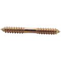 M8 x 70mm Double Ended Wood to Wood Furniture Fixing Dowel Screw 5Pcs. 