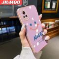 JIUMOO For vivo V20 Case Plating Side Edge Square New Design Phone Cases Nice Face Pattern Silicone Casing Full Back Cover Camera Protect Shockproof Softcase. 