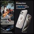 Original Spigen iPhone 15 Pro Max Wireless case Luxury Plating Transparent Shockproof Silicone Case for iPhone 15 Pro Max Clear Hard Cover Compatible with MagSafe. 