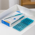Deli - EQ02130-Xtream Retractable Ball Point Pen((12Pens/Box) - Blue. 