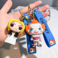 Horror Movie Child's Play Chucky Doll Key Ring PVC Keychain Pendant Figure Toys Dolls. 