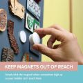 【VisioN Shop】Magnetic Cabinet Lock Key Replacement - Super For Children'S Cabinets And Drawer Locks, Keychain 2 Package K. 