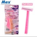 Original MAX Daily Touch  Lady Razor 5 piece Bikini Razor Woman Razor Shaver Safety Female Hair Removal Double Blades Hair Razor Machine Mini Shaving Razor. 