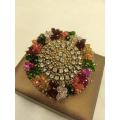 stylish metal gajra ring famouse design 65. 