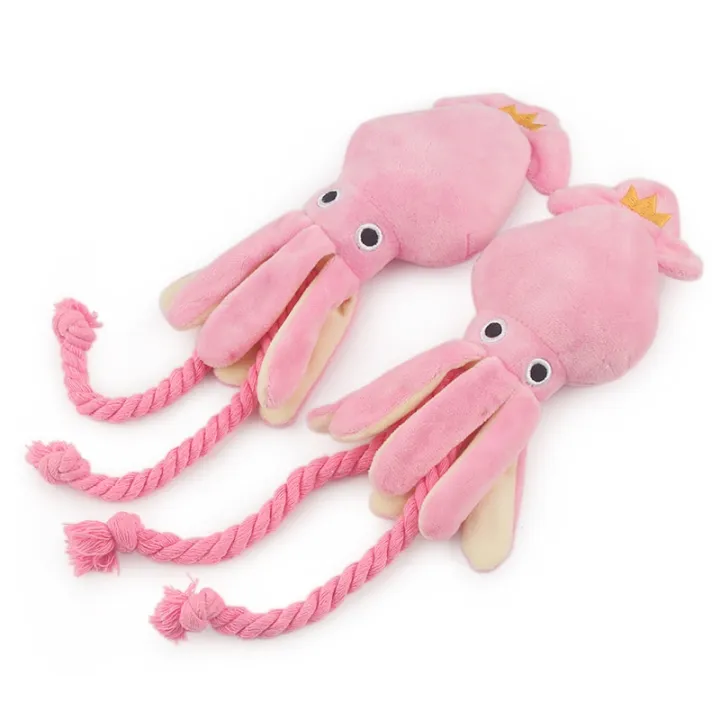 %E3%80%90Footprint%E3%80%91%20Cute%20Squid%20Small%20Dog%20Toy%20Sound%20BB%20Plush%20Pet%20Puppy%20Rope%20Toys%20Pink%20Chew%20Squeak%20Toys%20For%20Cat%20-%20Image%203