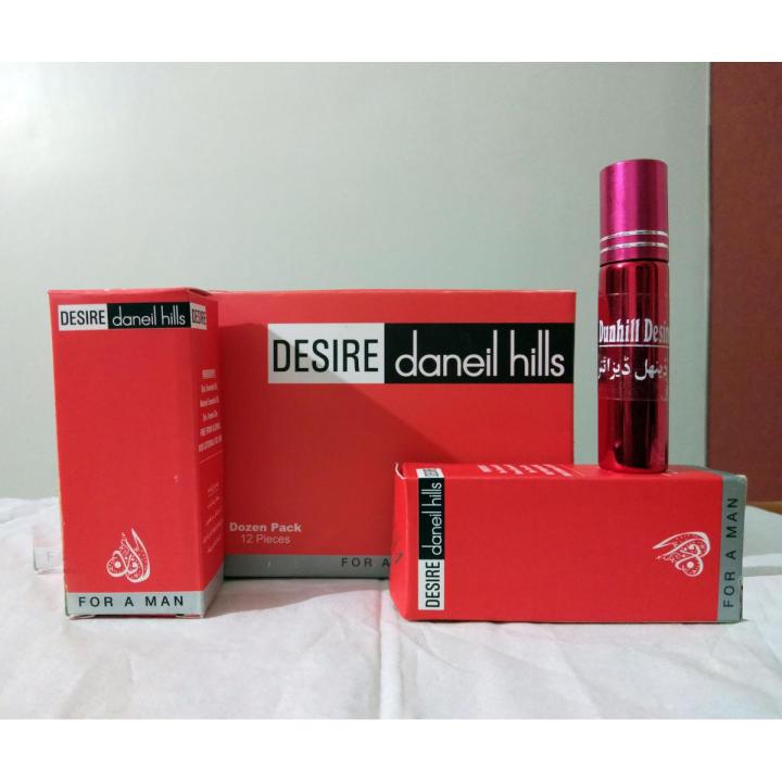 1 Dozen Daniel Hills Desire Red Perfume Oil Attar 6ml
