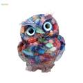 Modern Owls Figurine Home Collectibles Craft DIY Hand Carved Owl Statues for Bedroom Living Room Tabletop Decor. 