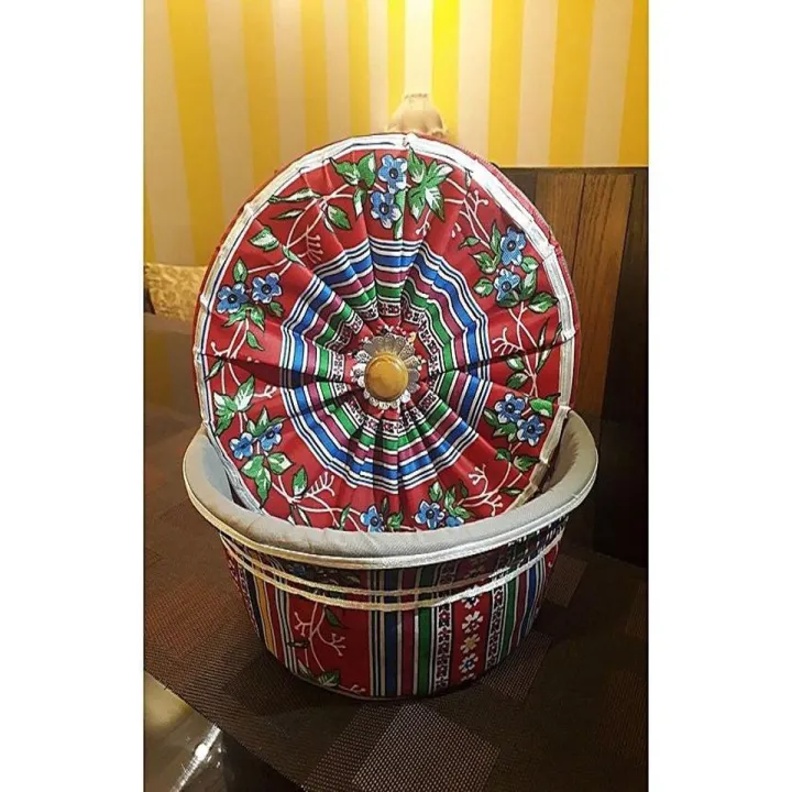Plastic Roti Hot Pot 3 Piece Roti Hot Pot Basket - Multi Designs | Daraz.pk