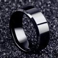 Fashion Charm Jewelry ring men stainless steel Black Rings For Women. 