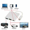 New Type C USB 3.1 to USB-C 4K HDMI USB 3.0 Adapter 3 in 1 Hub For Note books. 