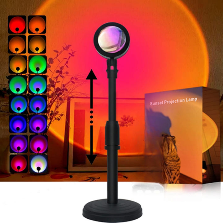 (Pack%20of%202)Remote%20Control%20RGB%20Sunset%20Lamp%20Projector%2016%20Colors%20Changing%20RGB%20%7C%20Mobile%20Photography%20Backgrounds%20Accessories%20Lighting%20Kit%20Wallpaper%20sunset%20table%20lamp(%20-%20Image%207