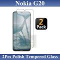 2Pcs Nokia G20 Glass Screen Protector Premium High Quality Polish Tempered Glass For Nokia G20. 