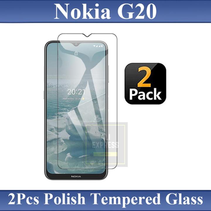 2Pcs Nokia G20 Glass Screen Protector Premium High Quality Polish Tempered Glass For Nokia G20