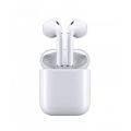 I12 TWS Wireless Earbuds,Bluetooth 5.0 Touch in-Ear Earphones,24 Hours Play Time with Charging Case Seamless Connectivity - High Quality By Qs. 