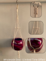 Macrame Plant Hangers for Garden / Indoor | 36-49 Inches I (Pot/plants Not Included). 