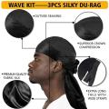 Ran Anti-Hair Loss Clay Scalp Wave Cream Day 360 Wave Curl Control Gel Intense Styling Nourishing Hair Pomade for Black African Men. 