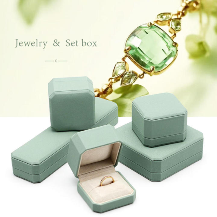 High End Pendant Box High End Necklace Box High Grade Bracelet Box Octagonal Jewelry Box High End Jewelry Box Ring Box