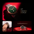 Zero® Jewel Pro Smartwatch for Women  1.1" AMOLED Display, Bluetooth Calling, 110+ Sports Modes, Health Tracking  Diamond-Cut Design with Stainless Case  Best Lightweight Smartwatch for IOS & Android. 