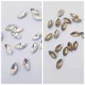 24 Pcs ,Crystal Faceted  Silver/Gold  eye Beads, Crafts DIY 10mm. 