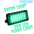 Flood Light Green Light 4500LM Waterproof IP66 For Outdoor AC 220 50W LED. 