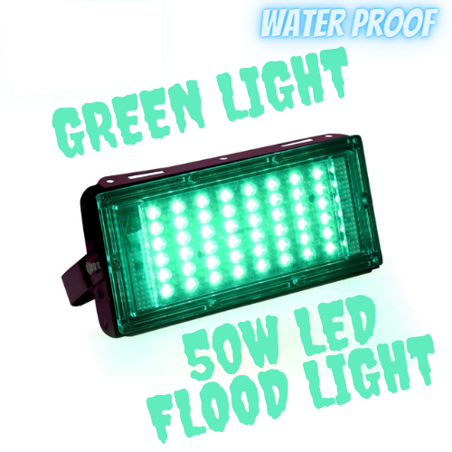 Flood Light Green Light 4500LM Waterproof IP66 For Outdoor AC 220 50W LED